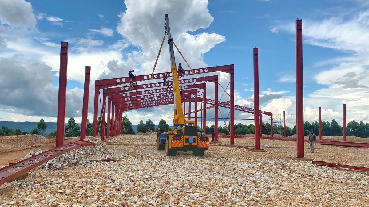 A construction site